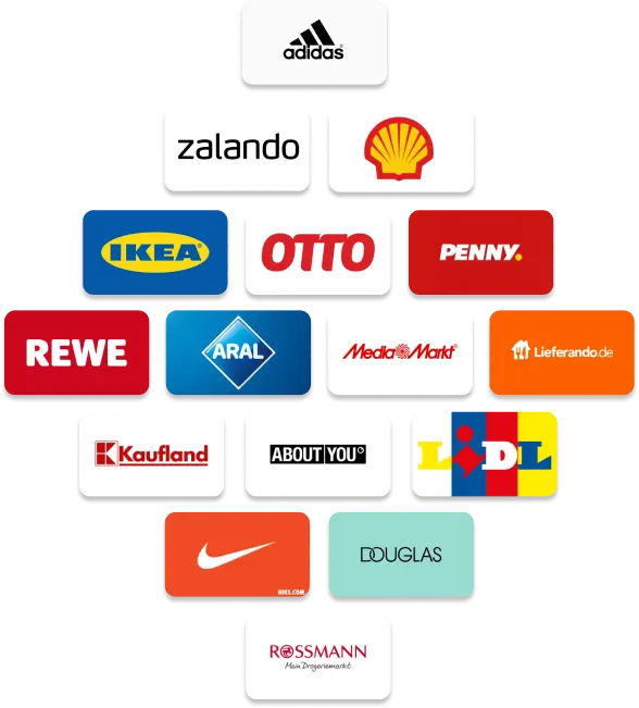 Einige Logos der Gutscheinpartner von Probonio
